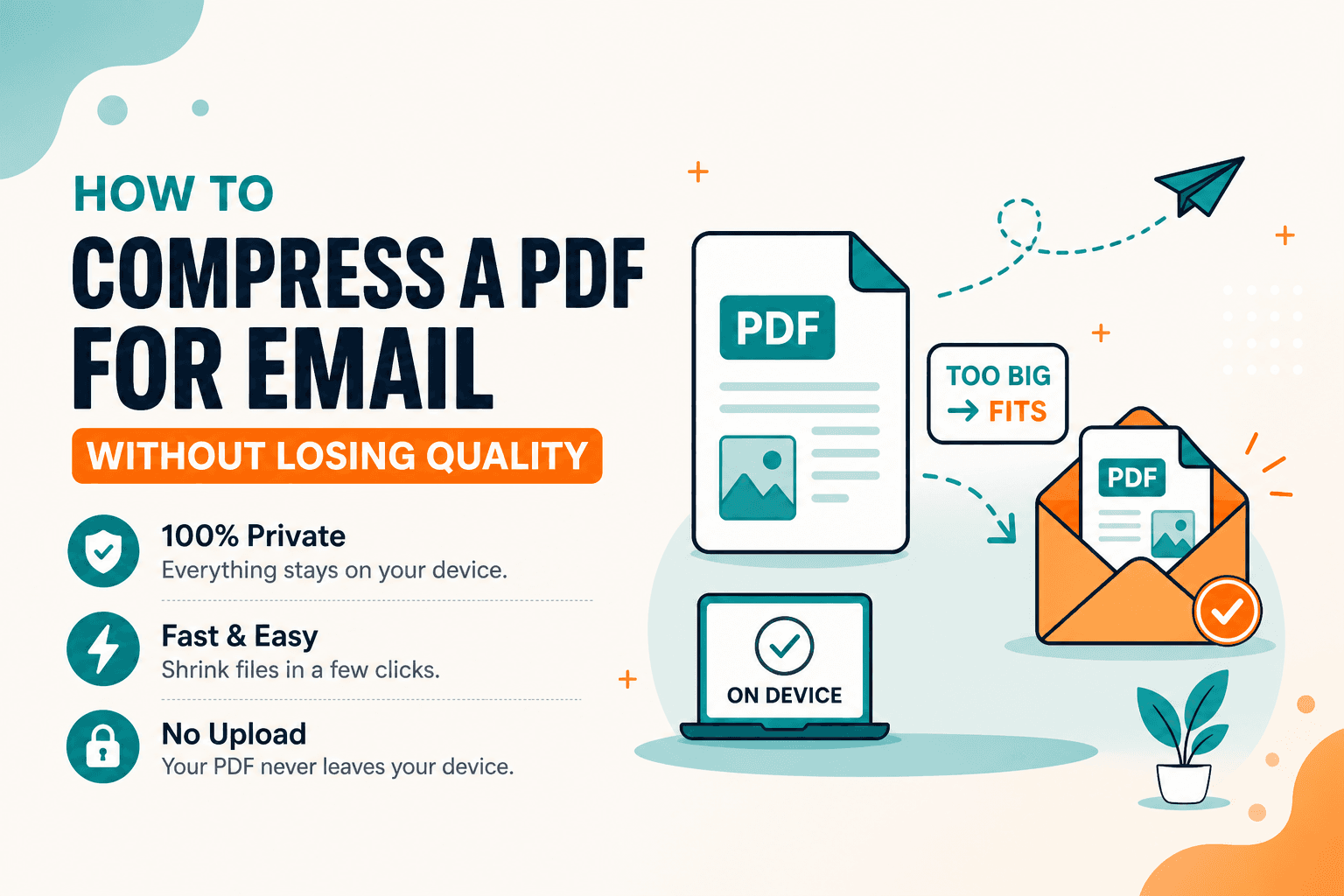 NeedAnyTool PDF Tools — compress a PDF for email
